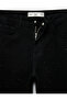 Wide Flared Jeans with Stone Detail and Snap Button Pockets - - 7