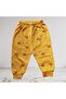 Children's Patterned Long Sleeve Pajama Set with Snap Buttons on the Shoulders - 6