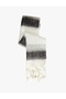 Colorful Striped Long Tassel Scarf