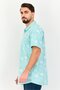 Men Classic Fit Allover Print Short Sleeve Casual Shirt, Multicolor - 4