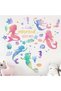 Baby Girls Mermaid Wall Decals - Under The Sea Marine Theme Wall Stickers - 2