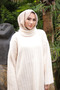 Cream Turtleneck Casual Angora Soft Knit Sweater - 5