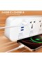 Extension Lead - 4 Universal Sockets & 4 USB Ports (1xUSB-C 20W PD, 2xUSB-A) - 3