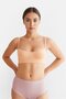Women Solid Seamless Non Padded Bra, Tan