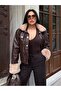 Fur Detailed Leather Jacket