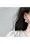Champagne and Pink Crystal Stone Flower Earrings - 3