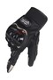 Motorcycle Black Touch Screen Touchable Screen Anti-Slip Elastic Fabric Bike Scooter Gloves - 5