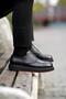 Rolin Black Men's Leather Shoes - 8