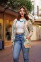 Yellow Color Rug Patterned Cardigan - 4