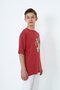 Boy's Printed Crew Neck Three Quarter Sleeve T-Shirt - 5