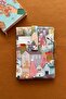 Linen Book Cover with Pockets Winter Homes Book Lover Gift - 2