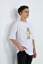 Boy's Printed Crew Neck Three Quarter Sleeve T-Shirt - 5