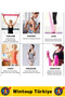 Long-Lasting Fitness Aerobics Stretching Elastic Flexible Medium Hardness Resistance Special Boxed Pilates Band - 2
