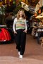 Black Color Casual Trousers with Pocket Detail - 6