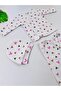 3-Piece Heart Patterned Beret Baby Girl Newborn Bodysuit Set - 5