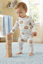 Children's Set Bottom Top Cotton Teddy Bear Patterned