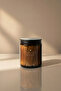 Amber Glass Cotton Bud Jar – Ear Swab Box with Screw Lid, Bathroom Organizer - 2
