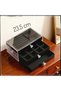 3 Drawer Suede Jewelry Box, Jewelry Organizer - 3