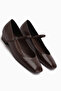 Yuphin Brown Short Heeled Belted Women's Heeled Shoes - 3