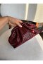 Trending: Knitted Detailed Quilted Messenger / Clutch Bag |   Elegance with Shoulder Straps