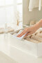 2-Piece White Drawer Cabinet Organizer Storage Box Children's and Baby's Room Organizer Set - 6