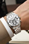 Men's Wristwatch with Calendar Steel Case & Steel Strap Silver-White Zmfer214 - 3