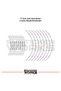 Cfmoto Wheel Rim Sticker Rim Strip Set of 16 Compatible with All Models Sticker Label Model - 3