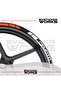 Cfmoto Wheel Rim Sticker Rim Strip Set of 16 Compatible with All Models Sticker Label Model - 2