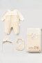 Wrapped Muslin Blanket Jumpsuit Set Hospital Discharge Set