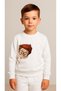Children's Team Sweatshirt Children with Glasses Printed Girls Boys Crew Neck3 4-5-6-7-8-9-10-11-12Years