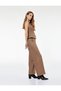 Wide Leg Fabric Pants with Pockets and Belt - 2