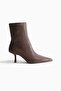 Leather sock boots