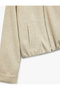 Short Coat Cashmere Long Sleeve Mock Neck Pockets - 5