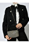 Stone Detailed Strap Handle Shoulder Bag