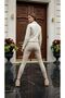 Alin Ngbutika Full Stretch Fabric Bej High Waist Skinny Jean Pants (Recovery) - 3