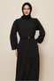 Belted Bicycle Neck Dress 46014 - 2