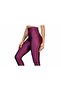 LYCRA HIGH-WAISTED LEGGINGS MAROON - 5