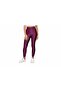 LYCRA HIGH-WAISTED LEGGINGS MAROON