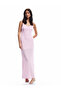Slim Fit Lined Slit Detailed Thin Strap Lace Dress
