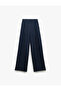 Viscose Fabric Wide Leg Pants with Pockets Palazzo Pants - 3
