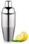 6Pcs Cocktail Shaker Home Bar Set Stainless Steel Drink Mixing Tools Kit 550Ml, Silver - 3