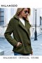 Women's Winter Faux Fur Coats Long Sleeve Lapel Button Down Pockets Fleece Sherpa Jacket Outerwear - 4
