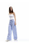 Buy Gipeli Comfortable Fit Wide Leg Striped Pants