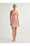 Mini Halter Neck Dress with Button Detail Slim Fit - 3