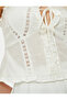 Linen Blend Embroidered Strap Top - 5