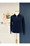 Pms1002 Thessaloniki Knitted Half Zipper Men's Sweatshirt - 2