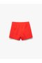 Red Women's Regular Fit Shorts 5Sak40441Pw - 4