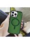 iPhone 16 Pro Max Hard PC Polycarbonate Shockproof Case (Green Case) - 3