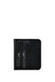 Unisex Genuine Leather Black Caviar Card Holder