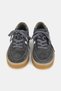 Women's Anthracite Gray Suede Genuine Natural Leather Size 36-41 Lace-Up Sneaker Shoes - 4